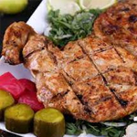 1/2 курицы на гриле без костей