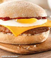 Cheese or Egg Burger