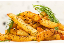 French fries with spices