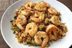 Rice with shrimps
