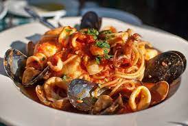 Seafood spaghetti