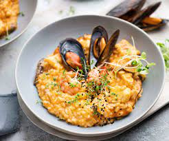 Seafood risotto