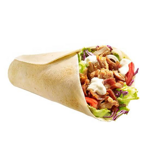 Chicken shish wrap