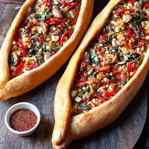 Vegetarian pide