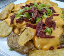 Bacon & Cheese Potato Skins