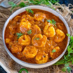 Shrimp With Indian Curry