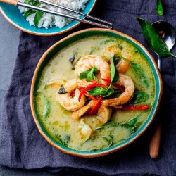 Thai Shrimp With Green Curry