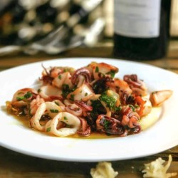 Calamari With Oyster Sauce
