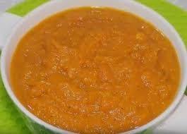 Hashed red roe soup