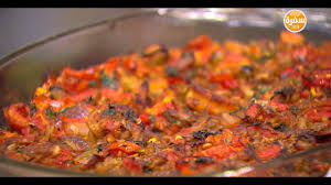 Tajine shrimp with risoni