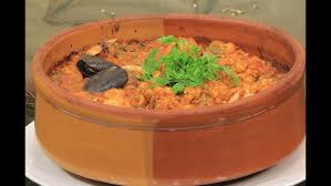 Tajine seafood with rison