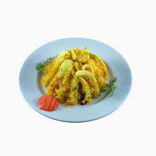 Chef rice with mayonnaise