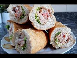 Tuna croquette sandwich