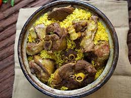 Kedra Khalilya with meat