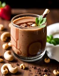 Cashew chocolate juice