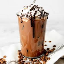 Mocha ice blended coffee