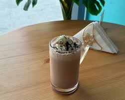 Chocolate ice blended drink