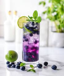 Blueberry mojito