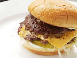 Smash Beef Burger With Cheese