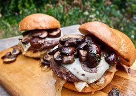 Sandwich Mushroom Beef Meal