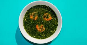 Molokhiya With Shrimps