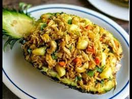 Rice With Seafood & Pineapple