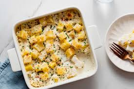 Mayass Potato With Creamy Sauce & Cheese