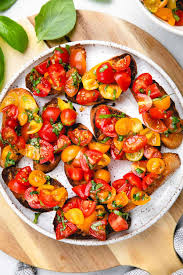 Bruschetta with Tomato and Basil