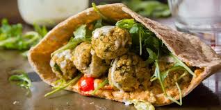 Neama Falafel With Mint Sandwich