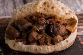 Beans With Sausage Sandwich