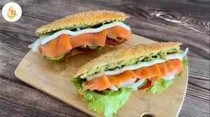 salmon sandwich