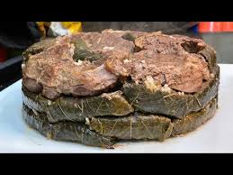 Meat WITH VINE  Leaves TAJINE