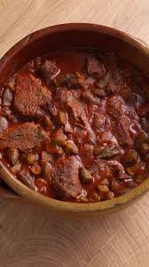 Okra with meat TAJINE