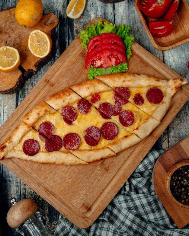 Turkish Sucuk & Kashar Pita