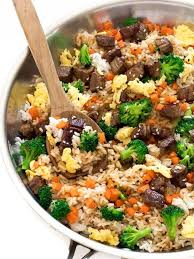 Egg Fried rice beef