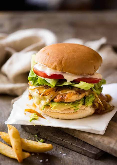 Mixed Chicken Burger Sandwich
