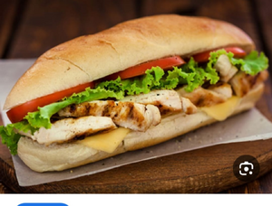 Grilled Chicken Breasts Sandwich