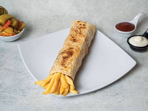 Saj potatoes sandwich