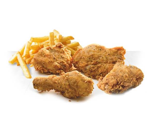 Broast meal 4 pieces