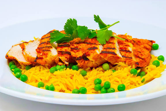Basmati Rice with Chicken Grill