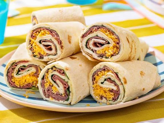 Cheese Mix Tortilla Wraps, 10 Pieces