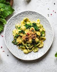 Orecchiette Pasta With Turnip Greens