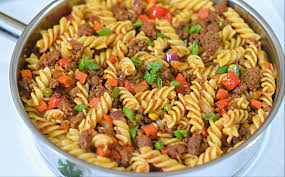 Pasta Mixed Meat White Sauce