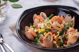 Салат с морепродуктами
