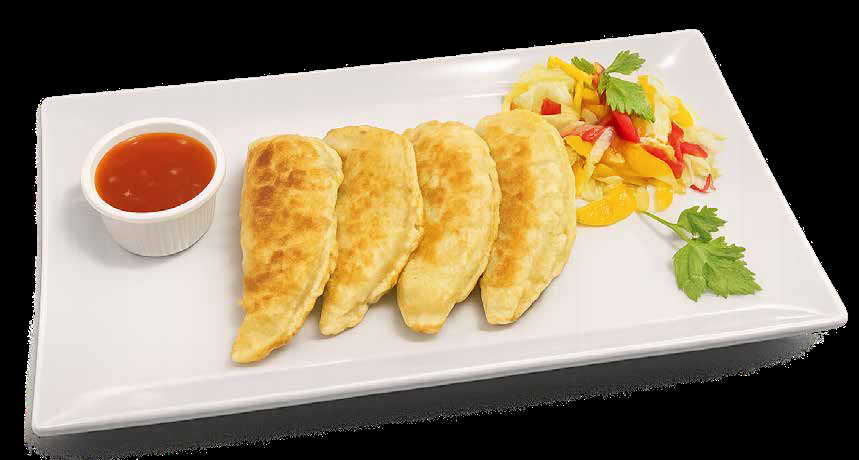 Chinese Hezi with Vegetables