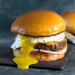 Safety Stop Beef Burger With Egg