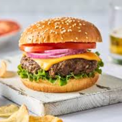 Safety Stop Beef Burger With Cheese
