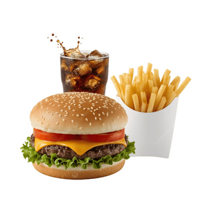 Buy 1 Burger get fries and drink FREE