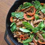 Seafood fajita