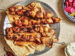 Grilled shish tawook